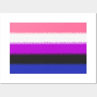 Genderfluid Flag Posters and Art